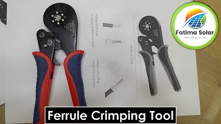 Ferrule Crimping Tool YE 166E  Use of Ferrule Crimping Tool for beginners  Review amp unboxing Urdu [upl. by Aivatnuhs519]