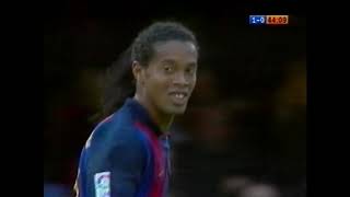 Ronaldinho vs Celta Vigo  La Liga  20032004  Matchday 36  Away [upl. by Rebmeced]