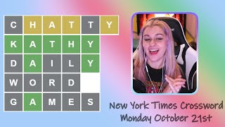 LEARNING October 21st NYT Crossword [upl. by Bethina]