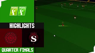 ROFA Div 12  Quarter Finals  Krimson United vs Saints [upl. by Ertemed8]