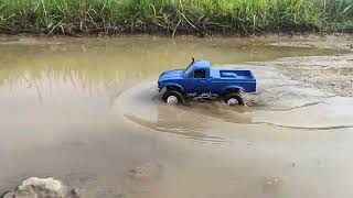 RC CAR OFFROAD WPL C241HILUX VERSI WATERPROOF 4WD ADVENTURE MINI OFFROAD Chrisone983 [upl. by Nossyla]