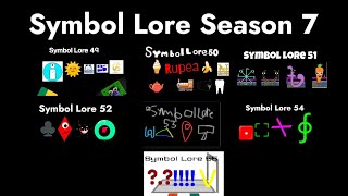 Symbol Lore Season 7 [upl. by Hayilaa602]