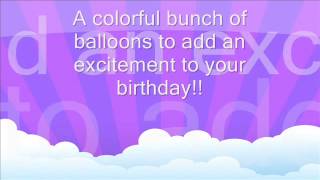 Personalised Birthday Balloons [upl. by Clemmy]