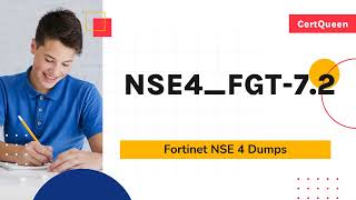 Fortinet NSE 4 NSE4FGT72 Exam Dumps  Valid for You to Pass [upl. by Jayme832]