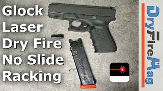 Glock Laser Dry Fire without Racking the Slide  with DryFireOnline and the Smart DryFireMag [upl. by Michelsen]