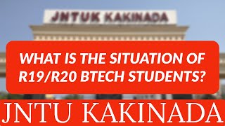 WHAT IS THE SITUATION OF R19R20 BTECH STUDENTS jntukupdates [upl. by Aicetal786]