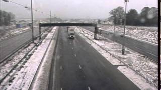 SNOW PLOUGHS  M1 Motorway [upl. by Laris747]