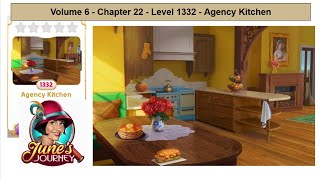 Junes Journey  Volume 6  Chapter 22  Level 1332  Agency Kitchen Complete Gameplay in order [upl. by Nnairrehs311]