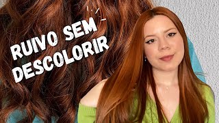 4 FORMAS DE FICAR RUIVA SEM DESCOLORIR ✨ [upl. by Camile]