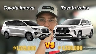 Toyota Veloz vs Toyota Innova  Which is the BETTER Family Car  Let’s SETTLE THIS [upl. by Imaon]