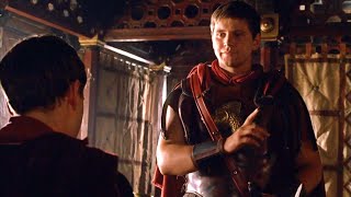 Augustus Octavian Marcus Vipsanius Agrippa and Maecenas after the Battle ROME HBO HD Scene [upl. by Bronk477]