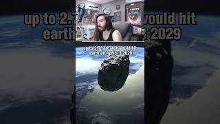 Moist Critical reacts to Apophis Asteroid moistcr1tikal penguinz0 asteroid space spacenews [upl. by Phelgon]