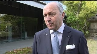 Laurent Fabius quotLes quatre otages sont en bonne formequot  2910 [upl. by Ylesara842]