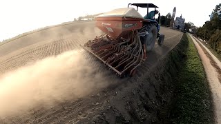 Semina del Frumento farming campagna Cremonese italy [upl. by Kall]