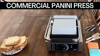 Commercial Panini Grill for Sandwiches and More [upl. by Russia]