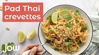 Recette de pad thaï crevettes [upl. by Nivri278]