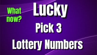 Pick 3 Lottery NumbersNovember 2024 [upl. by Lotsyrk]