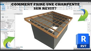 comment faire une charpente sur revit [upl. by Ahsia]