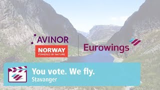 Stavanger  You vote We fly  Eurowings [upl. by Anada]