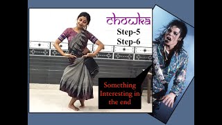 LESSON7  CHOWKA Step 5 and 6 Odissi Dance Basics  Tutorial  Tulika Tripathy  odissi dance [upl. by Guod]