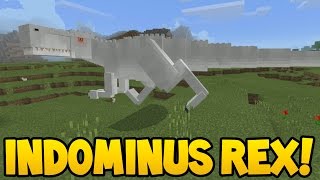 0162 Update  INDOMINUS REX  Minecraft Pocket Edition Add On IOSAndroid [upl. by Ponce]