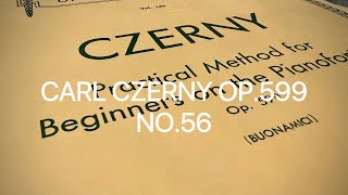 Czerny Op599 No56 Schirmers Library of Music Classics for Piano Beginners 车尔尼599 钢琴初级 [upl. by Yrocal398]