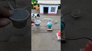 Diy mini motor water pump project mini tractor making cow video  119 [upl. by Canale911]