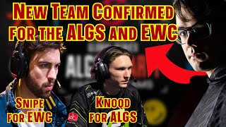 HUGE UPDATE on Dropped NEW TEAM with Snipedown Knoqd and Shooby for the ALGS and EWC [upl. by Naval]