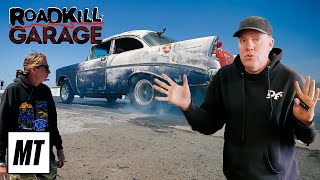 Can the 56 Chevy Field Car Run 11s at Samoa Drag Strip  Roadkill Garage [upl. by Lorianne]