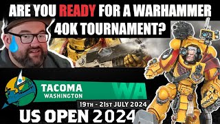 Warhammer 40k US Open Tacoma Tournament Preparation [upl. by Yrennalf]