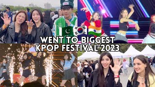 🇵🇰🇮🇳🇰🇷 DREAMS COME TRUE  I Went To BIGGEST KPOP Festival 2023 😍 [upl. by Ecire]