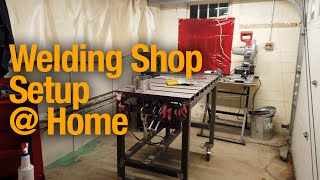 Welding Shop Tour  An overview of welding setup for the home hobbyist or beginner welder [upl. by Amorette235]