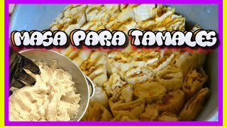 Masa Maseca Perfecta para TAMALES aprende [upl. by Greyso]