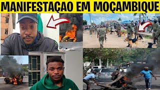 QUASE MORRI  SAÍMOS PARA MANIFESTAÇAO PACÍFICA EM MOCAMBIQUE E O PIOR ACONTECEU ISSO PARECE FILME [upl. by Anined]