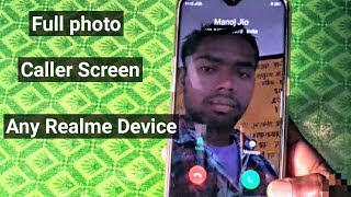 Full photo caller screen any Realme Device [upl. by Pillyhp]