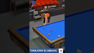 TORBJÖRN BLOMDAHL 3 Cushion Billiards BEST SHOTS ANKARA 2024  shorts billiards bilardo 당구 [upl. by Nabi]