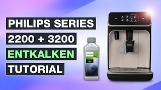 Philips Series 2200  3200 Kaffeevollautomat entkalken ✅ Anleitung für LatteGo amp ohne  Testventure [upl. by Nnod]