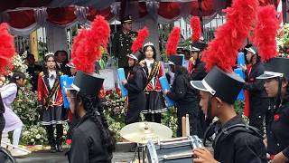 Marching Band SMP Methodist Kabanjahe 2024  HUT RI 79 [upl. by Aiet217]