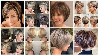 Más de 35 mejores cortes de pelo Bob cortos con cabello lacio e ideas para teñir el cabello202324💖 [upl. by Randie]