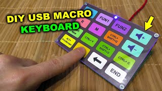 Cheap DIY USB programmable mini keyboard based on STM32F401 microcontroller with source code [upl. by Nibur]