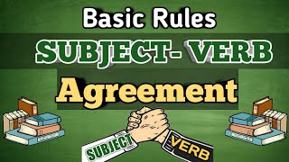 SUBJECT VERB AGREEMENT  BASIC RULES  ENGLISH GRAMMAR  Yourdaisteny [upl. by Ramberg]