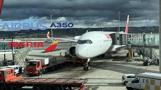 Iberia Madrid  Santiago de Chile premium economy  airbus a350900 [upl. by Odlavu313]