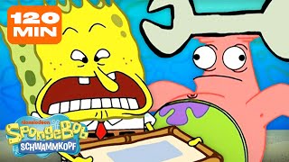 SpongeBob  120 MINUTEN der LUSTIGSTEN SpongeBobMomente aller Zeiten  SpongeBob Schwammkopf [upl. by Eibbed]