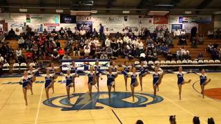 Rocklin High School Dance Team Senior Night Elite Team Dance 21814 [upl. by Yatnod]