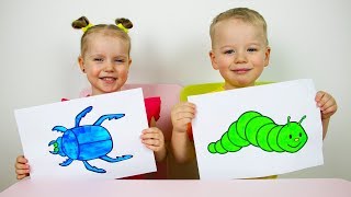 Educational Videos for Toddlers with Gaby and Alex  Collection [upl. by Morice806]