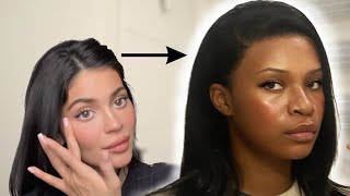 I tried Kylie Jenner’s Vogue makeup tutorial I need more foundation [upl. by Valtin]