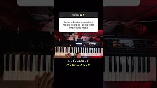 Aprenda a fazer EMPRÉSTIMO MODAL no teclado fica incrível 🎹🔥 [upl. by Amberly]