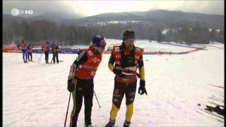 Miriam Gössner in Val di Fiemme am Start [upl. by Ahslek]