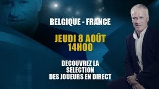 Equipe de France  Conférence de Didier Deschamps en direct jeudi 8 à 14h00 [upl. by Eissej895]