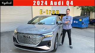 Improved 2024 Audi Q4 Sportback etron Quattro Sline [upl. by Joseito]